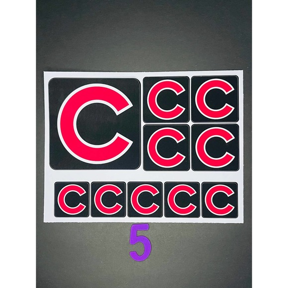 CUBS BASEBALL HIGH QUALITY STICKERS SET BUNDLE - Picture 5 of 10